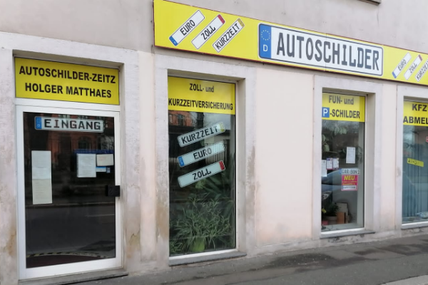 Bild 1 von Autoschilder Zeitz